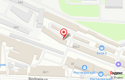 Киоск фастфудной продукции на Врубовой улице на карте