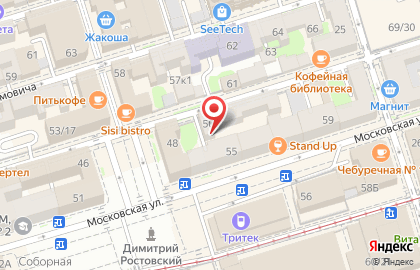 Магазин ADL на Московской улице на карте
