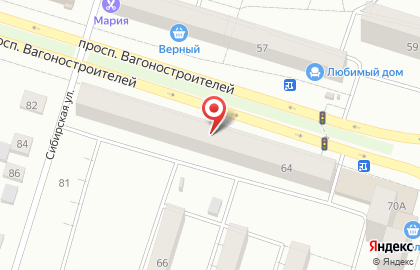 Агентство недвижимости и юридических услуг Небоскреб на карте