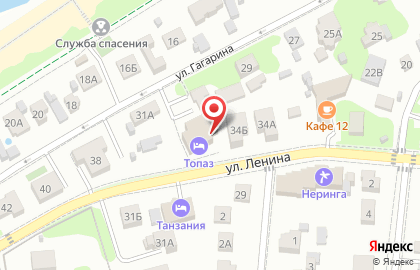 Топаз на улице Ленина на карте