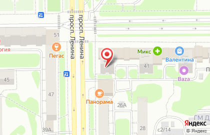 Фирменный магазин Медный Великан на проспекте Ленина на карте