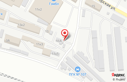 Пункт технического осмотра Техконтроль в Железнодорожном районе на карте