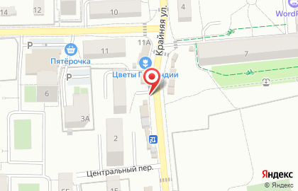 Магазин Тортино на Крайней улице на карте
