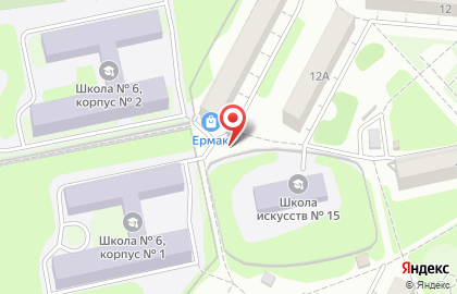Магазин фруктов и овощей на улице Александра Матросова на карте