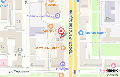 Микрокредитная компания Содействие XXI на проспекте Автозаводцев на карте