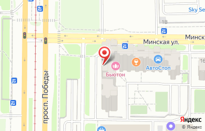 Перспектива на Минской улице на карте