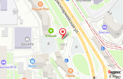 Киоск по продаже фруктов и овощей в Томске на карте