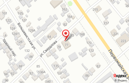Магазин СанЛюкс на улице Свердлова на карте