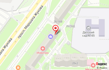 Техномаркет магазин-мастерская б/у техники на проспекте Маршала Жукова на карте