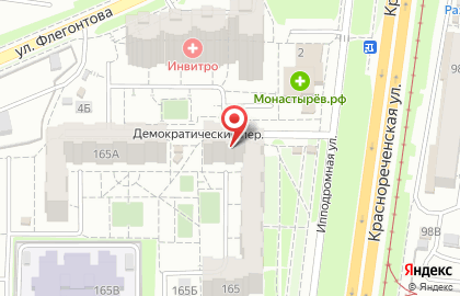Мини-маркет Ёё на Краснореченской улице на карте