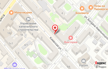 Кофейня Traveler`s Coffee на Киевской улице на карте