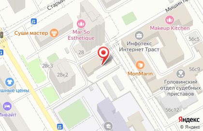 Московский Комбинат Центрэнерготеплоизоляция на Петровском парке (СЛ) на карте