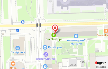 Оптово-розничная фирма Элемент в Московском районе на карте