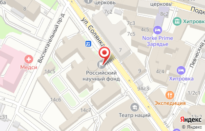 Министерство науки и высшего образования РФ в Москве на карте