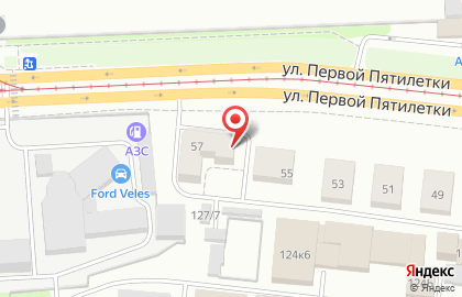 Центр развития образования г. Челябинска на улице Первой Пятилетки на карте