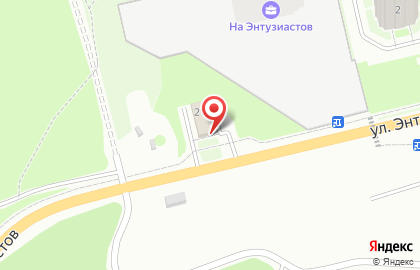 АГЗС на улице Энтузиастов на карте
