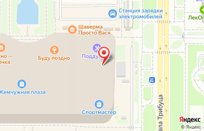 Книжно-канцелярский магазин Буквоед на Петергофском шоссе на карте