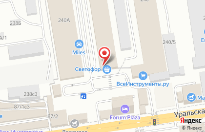 Магазин низких цен Светофор на ​Новороссийской на карте