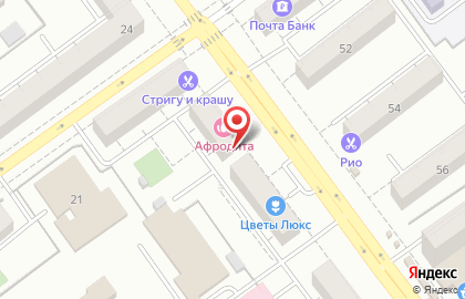 Парикмахерский салон Афродита на Революционной улице на карте