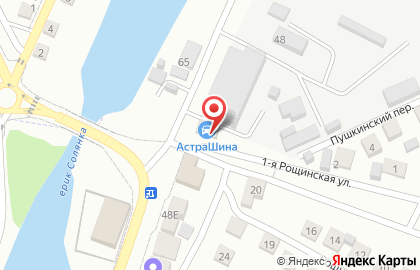 Производственная фирма на улице Пушкина на карте