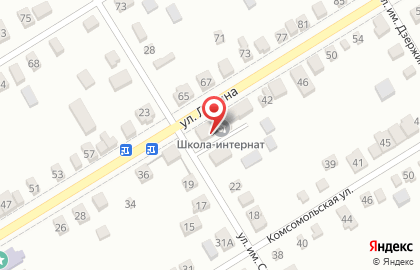 Дубовская школа-интернат на карте