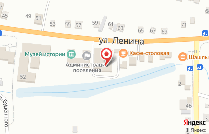 Сеть супермаркетов Радеж на улице Ленина на карте