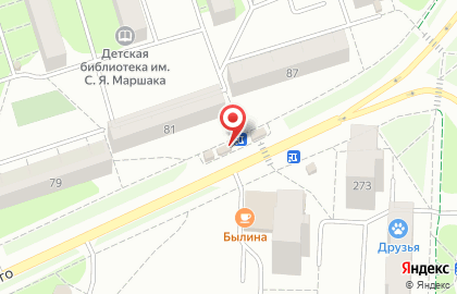 Кафе быстрого питания Папа-Лаваш на улице Дзержинского на карте