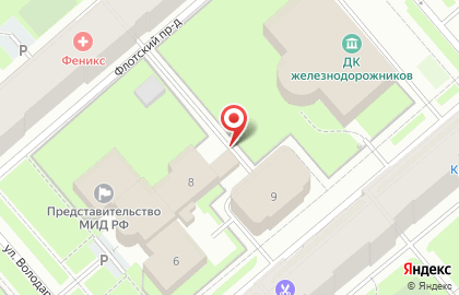 Отделение службы доставки Boxberry на улице Володарского на карте