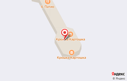 Ресторан быстрого обслуживания Subway в аэропорту Домодедово, терминал С на карте