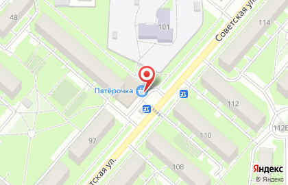 Супермаркет Пятёрочка в Москве на карте