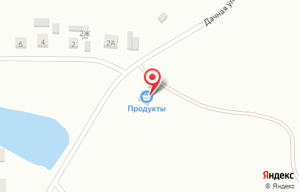 Продуктовый магазин в Омске на карте
