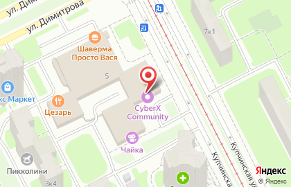 Булочная Лавка пекаря на Купчинской улице на карте