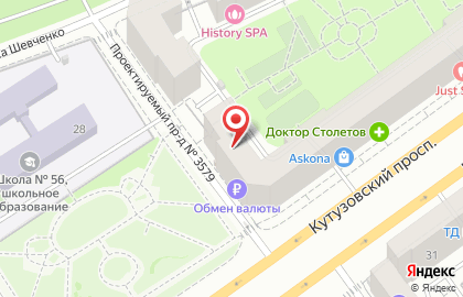 Интерьерный салон Бельведер на Кутузовском проспекте на карте
