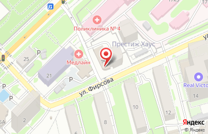 Компания СтройТехЭксперт на улице Фирсова на карте