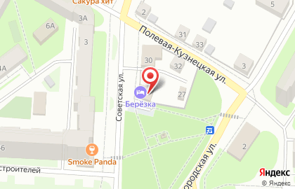 Гостиница Березка на карте