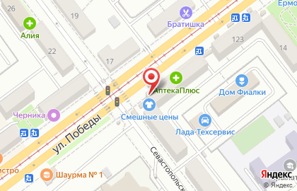 Микрокредитная компания Срочноденьги на улице Победы, 121 на карте