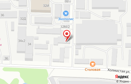 Производственно-торговая компания Боливар-Мебель на Холмистой улице на карте