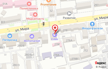 ОАО Собинбанк на улице Мира на карте