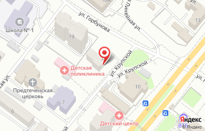 Общежитие, ОАО Служба заказчика на улице Крупской на карте