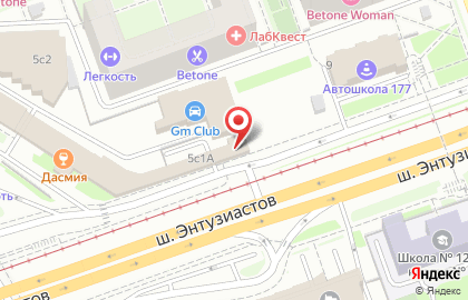 Автосалон АвтоЛидер в Москве на карте