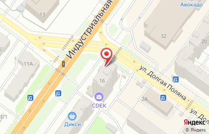 Компания Элика на Индустриальной улице на карте