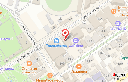 Магазин косметики Yves Rocher на улице Горького на карте