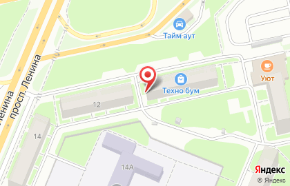 Многопрофильная фирма Стройиндустрия на проспекте Ленина на карте