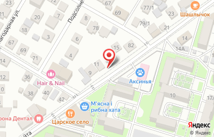 Автосервис на Пустовойта в Краснодаре на карте