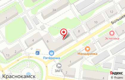 Ногтевая студия на Большевистской улице на карте