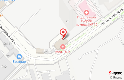 ООО Техносервис в Ильменском проезде на карте