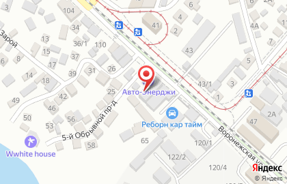 Атф Сервис на Воронежской улице на карте