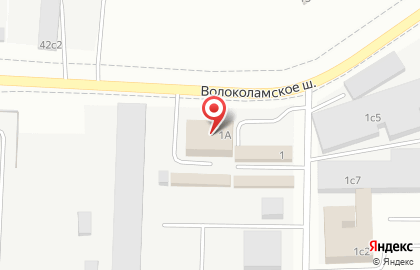 Шиномонтажная мастерская на Волоколамском шоссе на карте