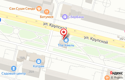 Магазин разливных напитков The Хмель в Центральном районе на карте