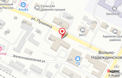 Пункт выдачи товаров Faberlic на улице Пушкина на карте